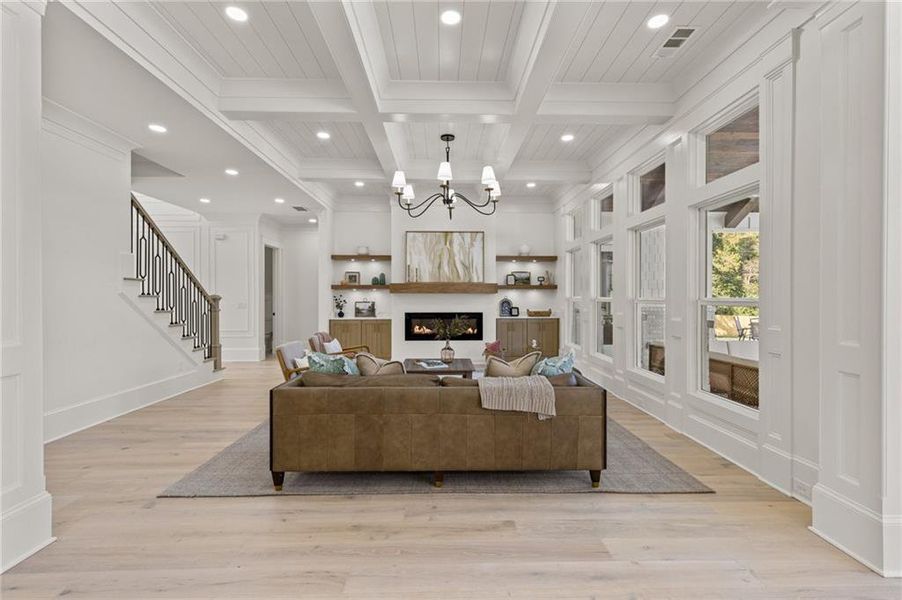 Furnished interior view inside a new home in , Dacula (Image 43).