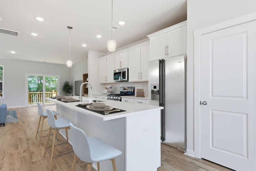 Furnished interior view inside a new home in Rhetts Cove, Johns Island (Image 6).