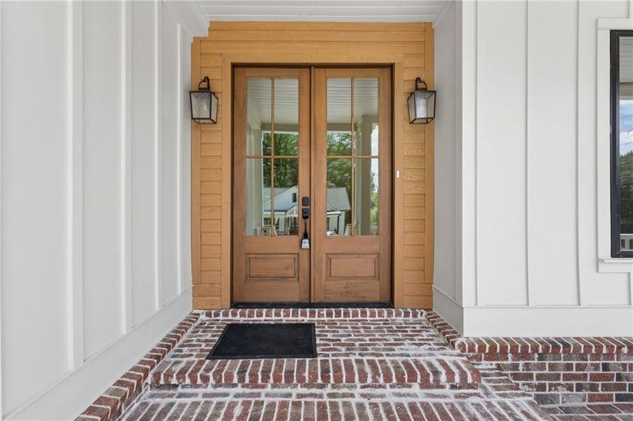 Exterior details and patio area of a home in , Atlanta (Image 26).