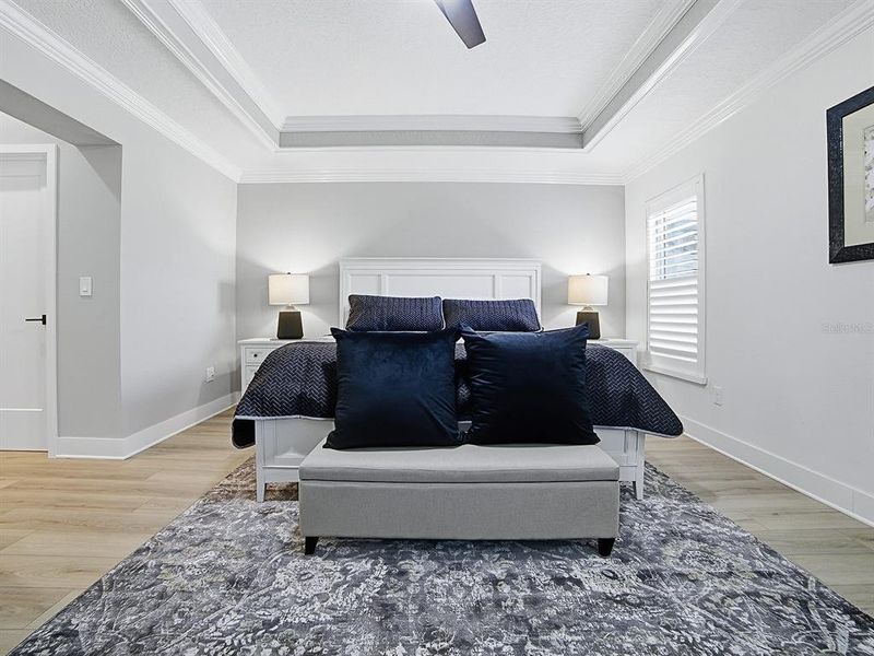 Furnished interior view inside a new home in , The Villages (Image 44). Furnished interior view inside a new home in , The Villages (Image 44).