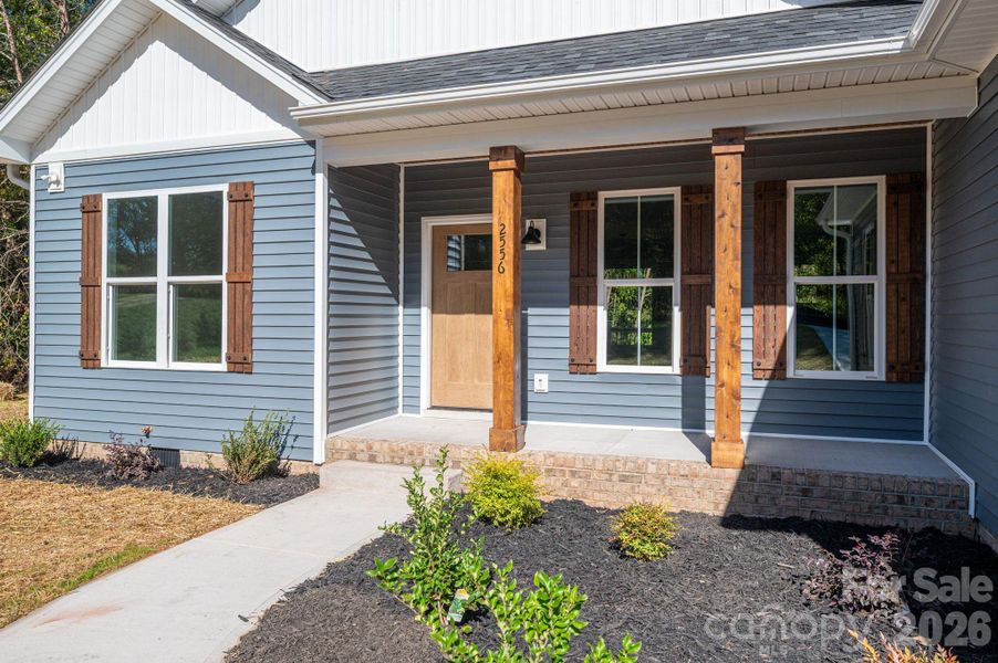 Exterior details and patio area of a home in , Maiden (Image 3).
