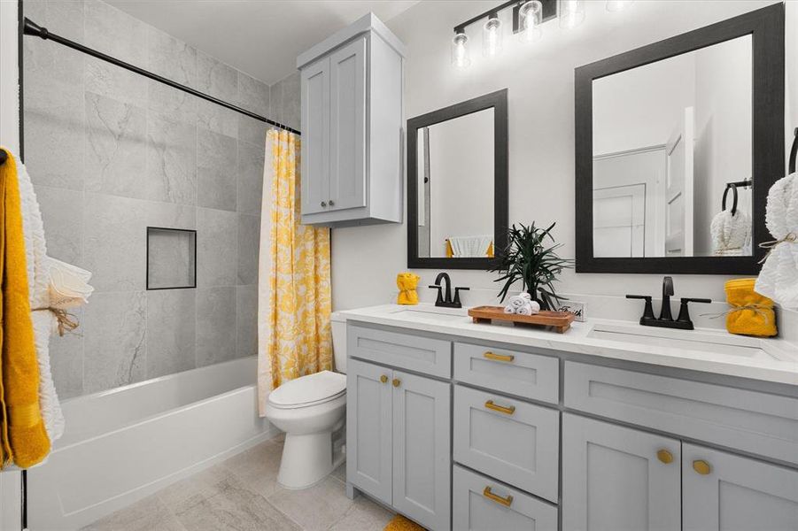 Furnished interior view inside a new home in , Red Oak (Image 13). Furnished interior view inside a new home in , Red Oak (Image 13).