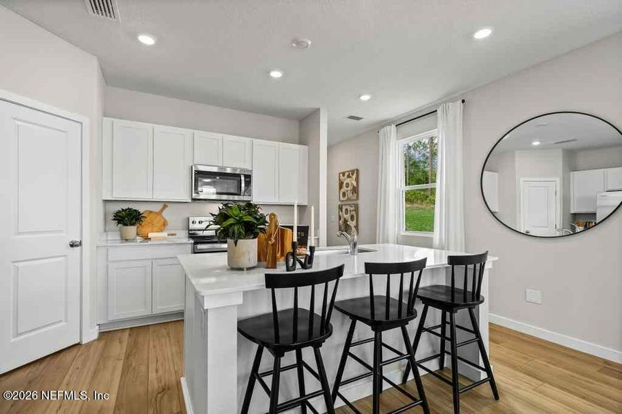 Furnished interior view inside a new home in , Jacksonville (Image 15).
