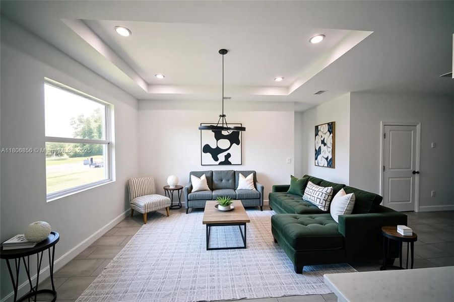 Furnished interior view inside a new home in , Labelle (Image 2).