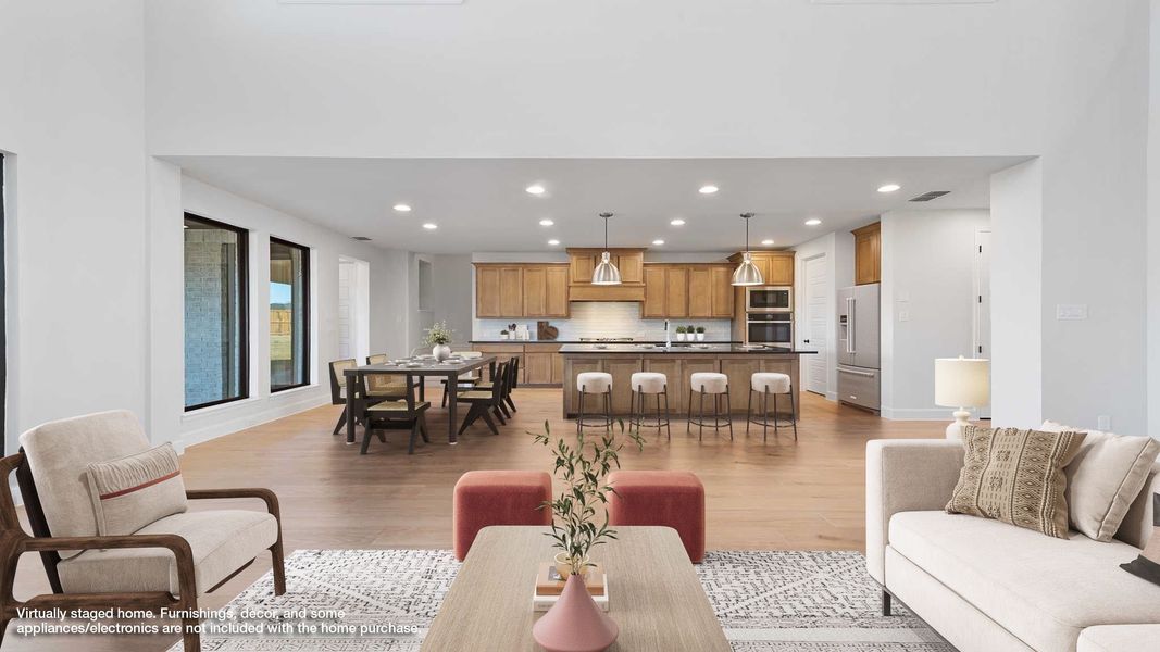 Representative furnished interior of a home built from the 4891W by Perry Homes in Sonoma Verde, Rockwall (Image 5).