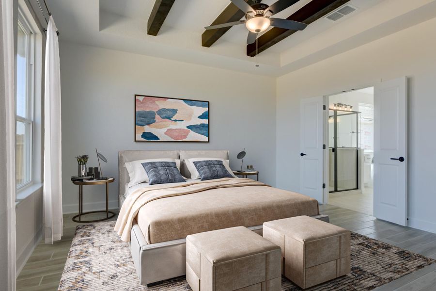 Representative furnished interior of a home built from the Carmen by Ashton Woods in Megan's Landing 70's, Castroville (Image 10).
