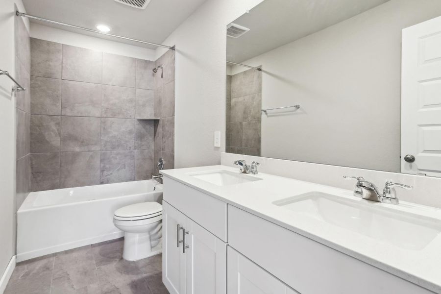 Photo is not of the actual home but is an inspirational photo of builder’s model home and may depict options, furnishings, and/or decorator features that are not included. Photo is not of the actual home but is an inspirational photo of builder’s model home and may depict options, furnishings, and/or decorator features that are not included.