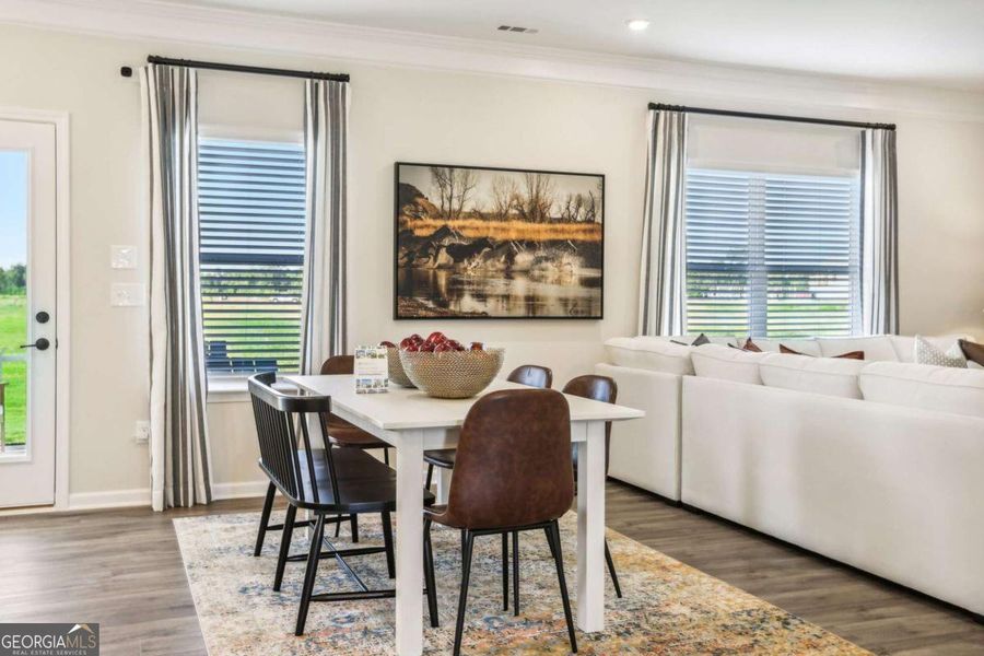 Furnished interior view inside a new home in Cobblestone Crossing Commons, Warner Robins (Image 7).