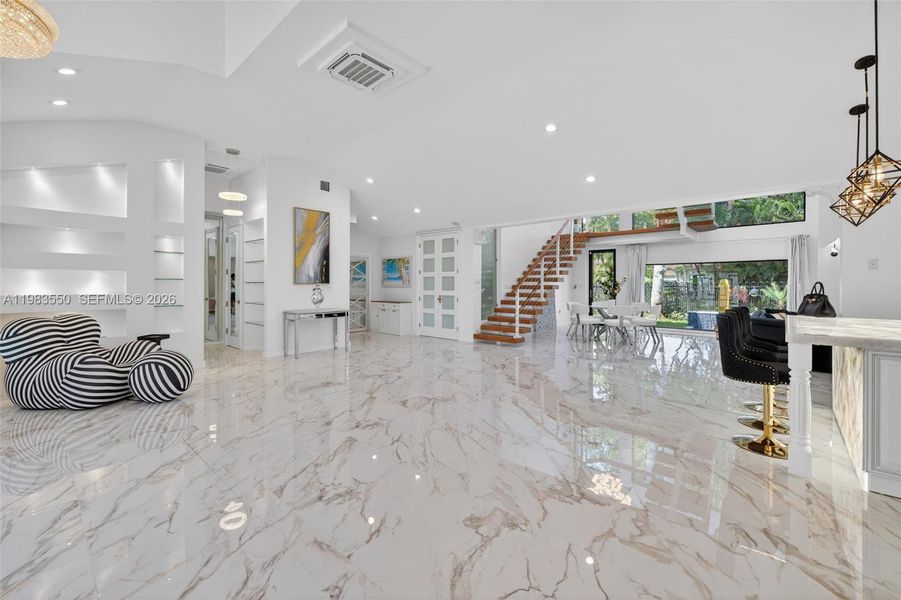 Furnished interior view inside a new home in , Biscayne Park (Image 62).