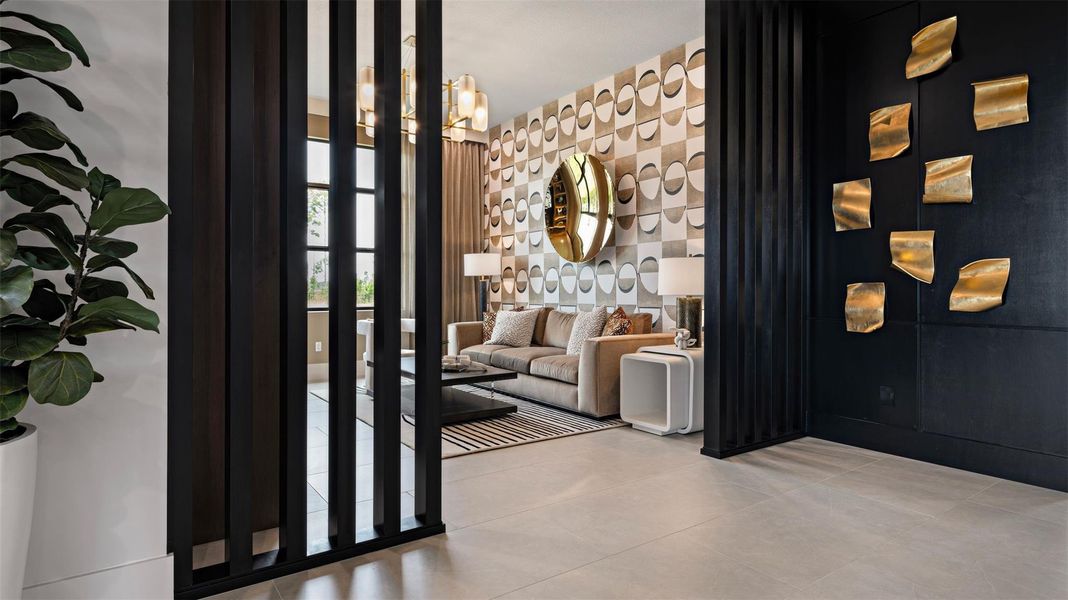 Furnished interior view inside a new home in L'Ambiance at Avenir, Palm Beach Gardens (Image 28).