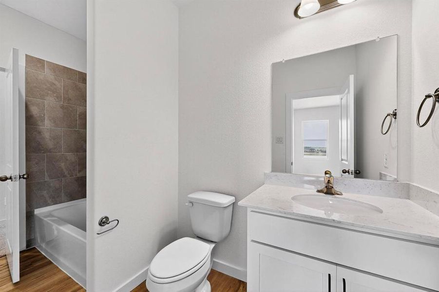 Furnished interior view inside a new home in Solterra Texas, Mesquite (Image 17).