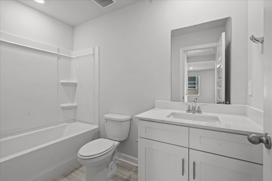 Furnished interior view inside a new home in Creek Ridge - Heritage Collection, Spartanburg (Image 7).