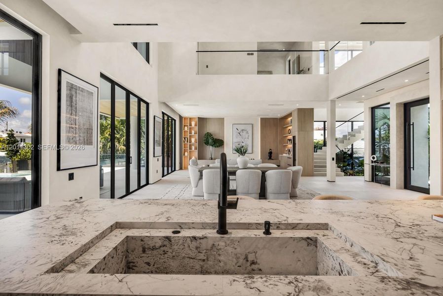 Furnished interior view inside a new home in , North Miami (Image 50).