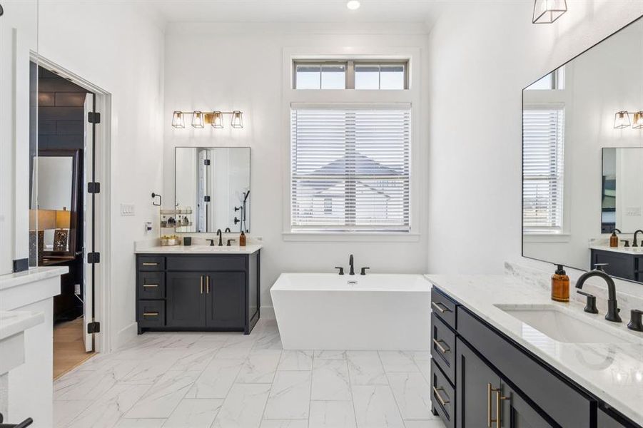 Furnished interior view inside a new home in The Resort on Eagle Mt. Lake, Fort Worth (Image 20). Furnished interior view inside a new home in The Resort on Eagle Mt. Lake, Fort Worth (Image 20).