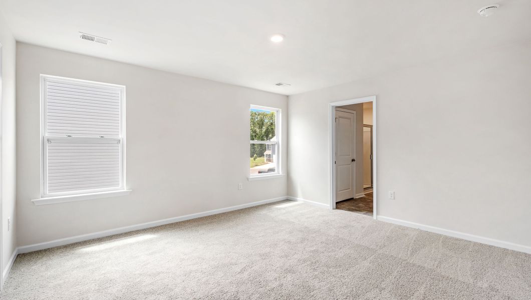 Representative unfurnished interior of a home built from the ELSTON by D.R. Horton in Baxter Village, Boiling Springs (Image 25). Representative unfurnished interior of a home built from the ELSTON by D.R. Horton in Baxter Village, Boiling Springs (Image 25).