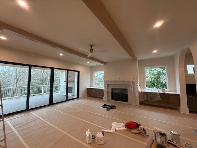 In-progress construction of a new home in , Atlanta, GA (Image 10).