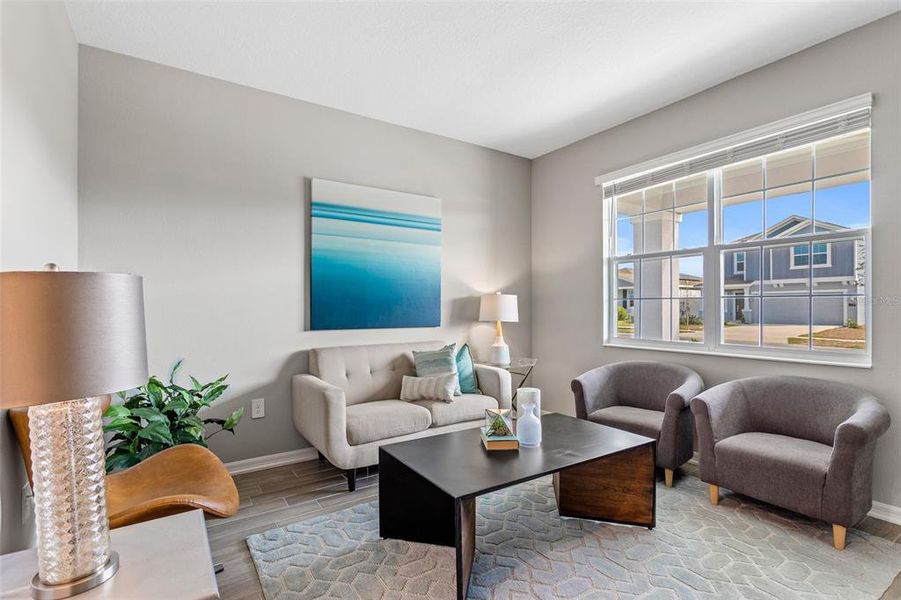 Furnished interior view inside a new home in Bridgewalk, St. Cloud (Image 10).