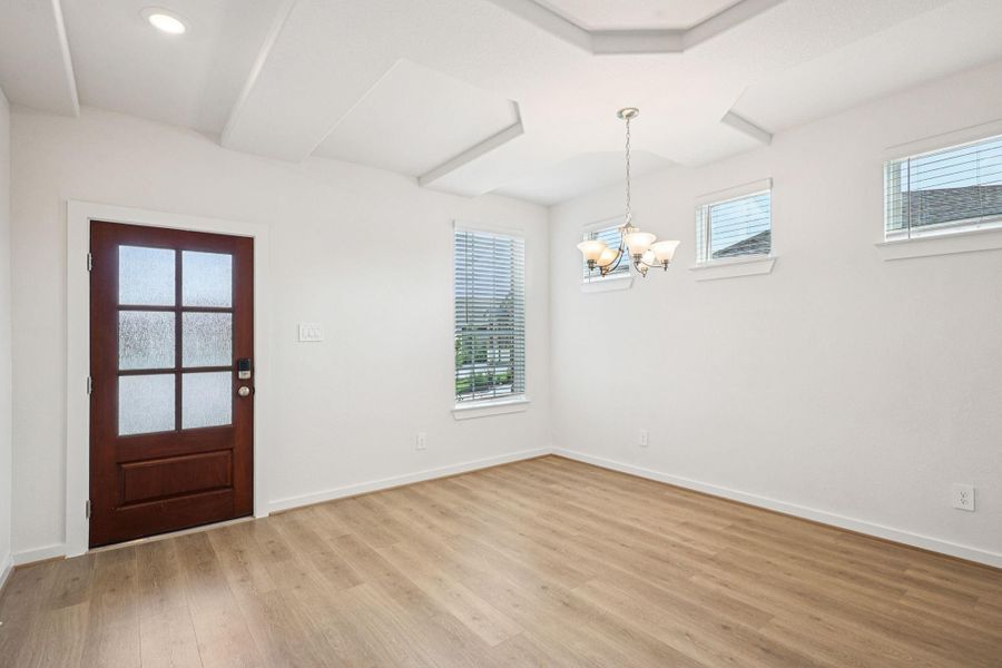 Photo is not of the actual home, but is an inspirational photo of builder’s model home and may depict options, furnishings, and/or decorator features that are not included