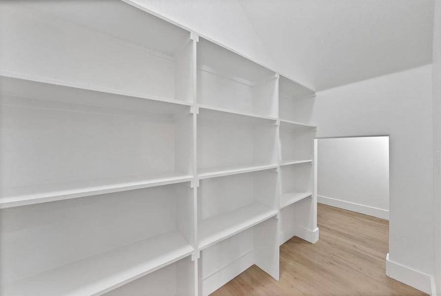 View of storage room