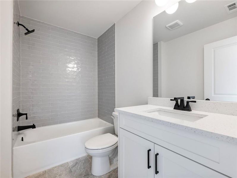 Furnished interior view inside a new home in , Buford (Image 22).