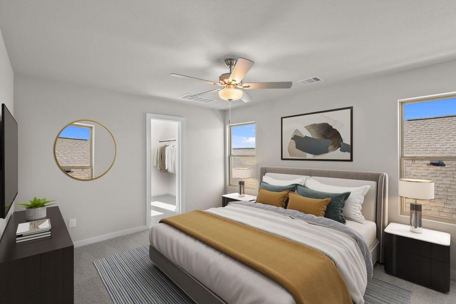 Furnished interior view inside a new home in Creekhaven, Rosharon (Image 10).