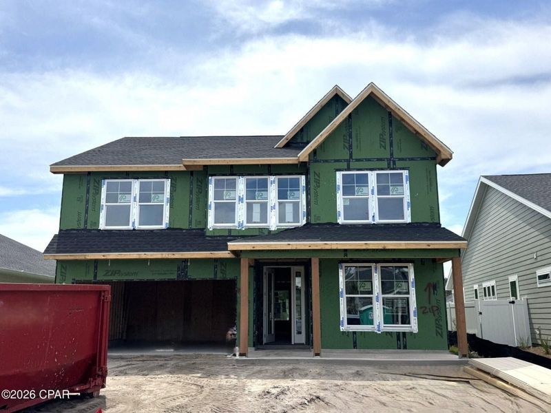 In-progress construction of a new home in Breakfast Point East, Panama City Beach, FL (Image 7).