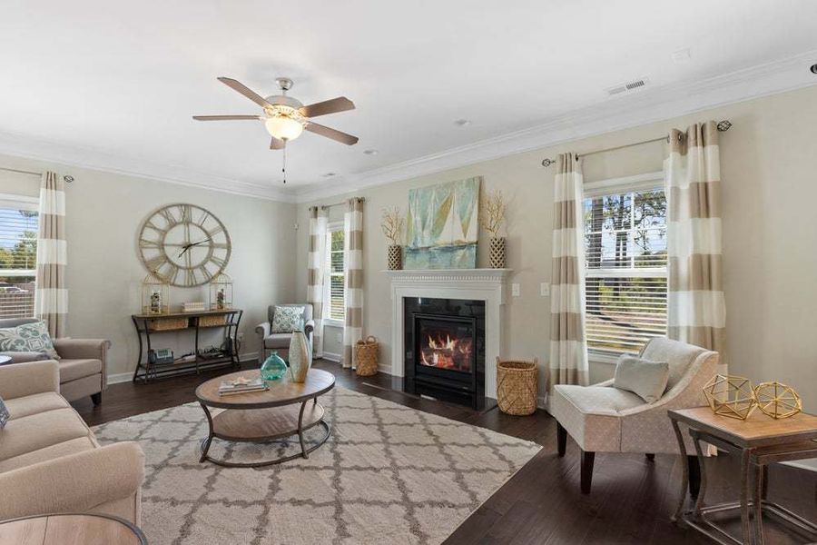 Great Room with Fireplace Option Great Room with Fireplace Option