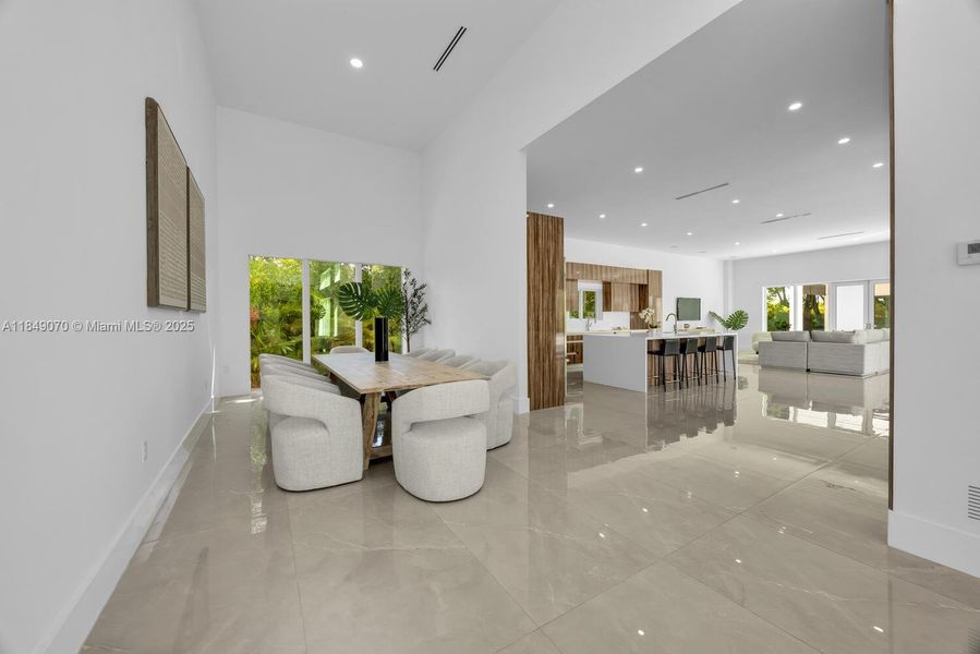 Furnished interior view inside a new home in , Miami (Image 17).