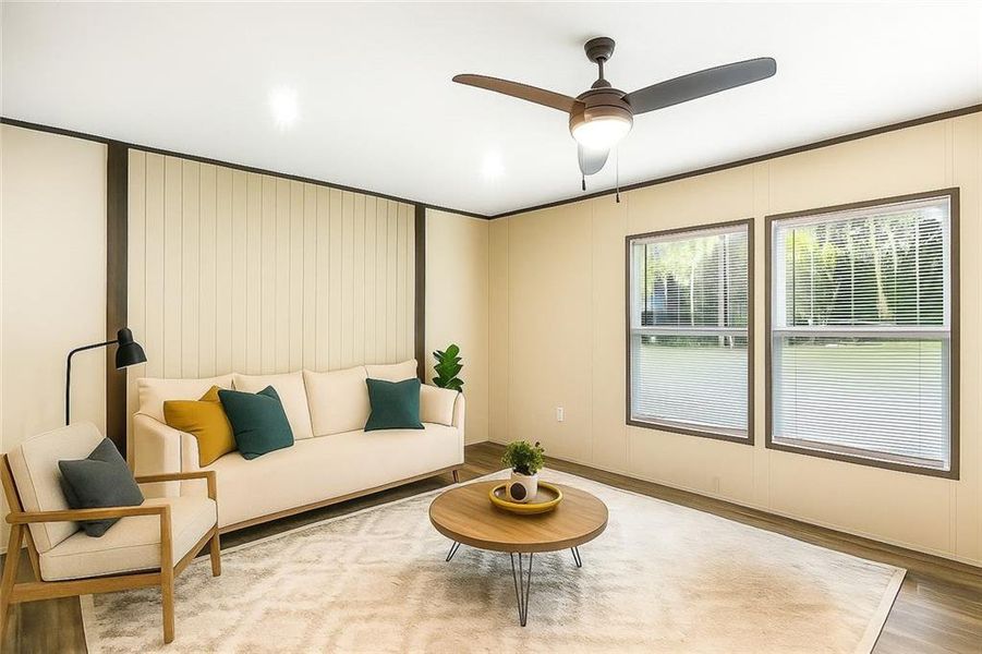 Furnished interior view inside a new home in , Ellijay (Image 4).