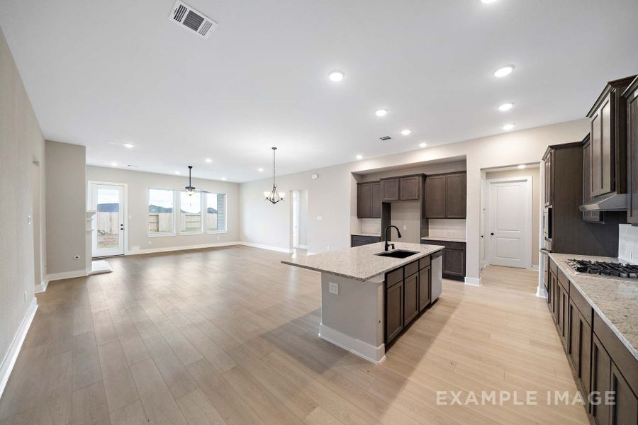 Representative furnished interior of a home built from the The Elizabeth by Davidson Homes LLC in Lago Mar, Texas City (Image 10).