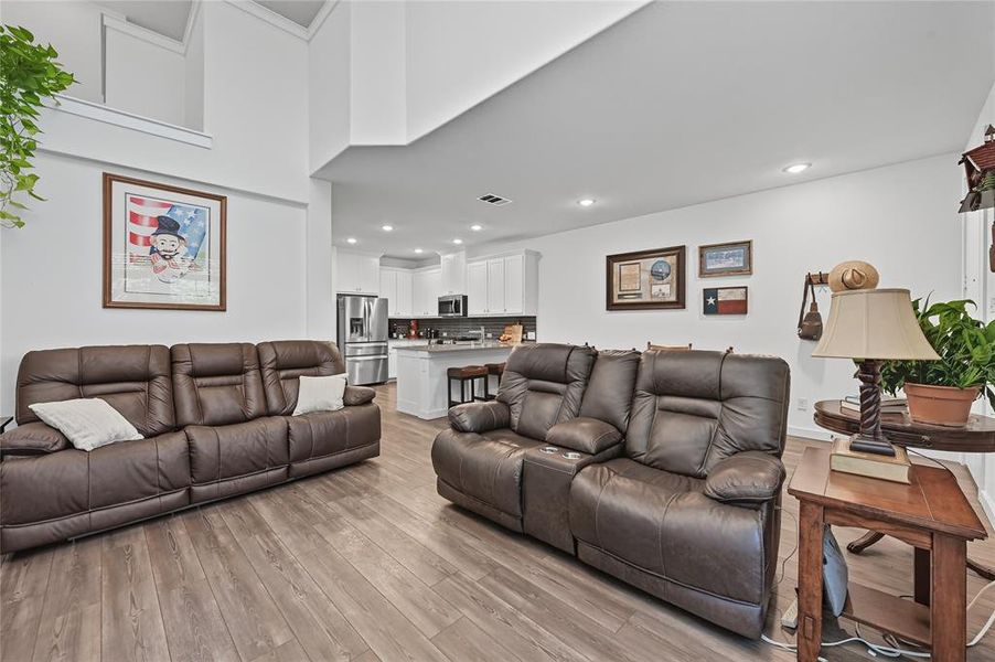 Furnished interior view inside a new home in , Flower Mound (Image 12).