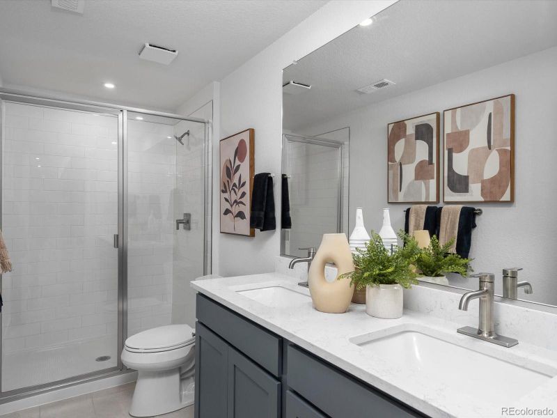Furnished interior view inside a new home in Jackson Creek, Monument (Image 6).