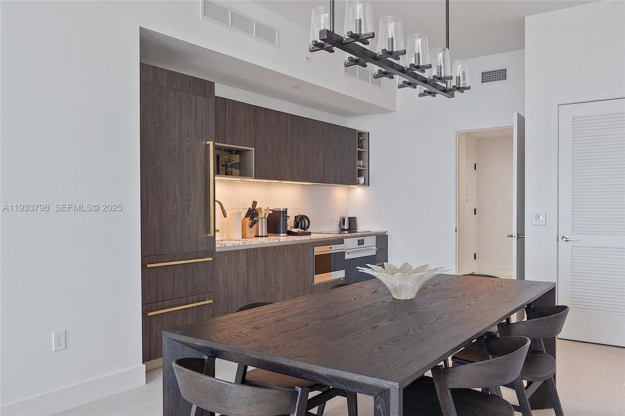 Furnished interior view inside a new home in , Miami (Image 17).