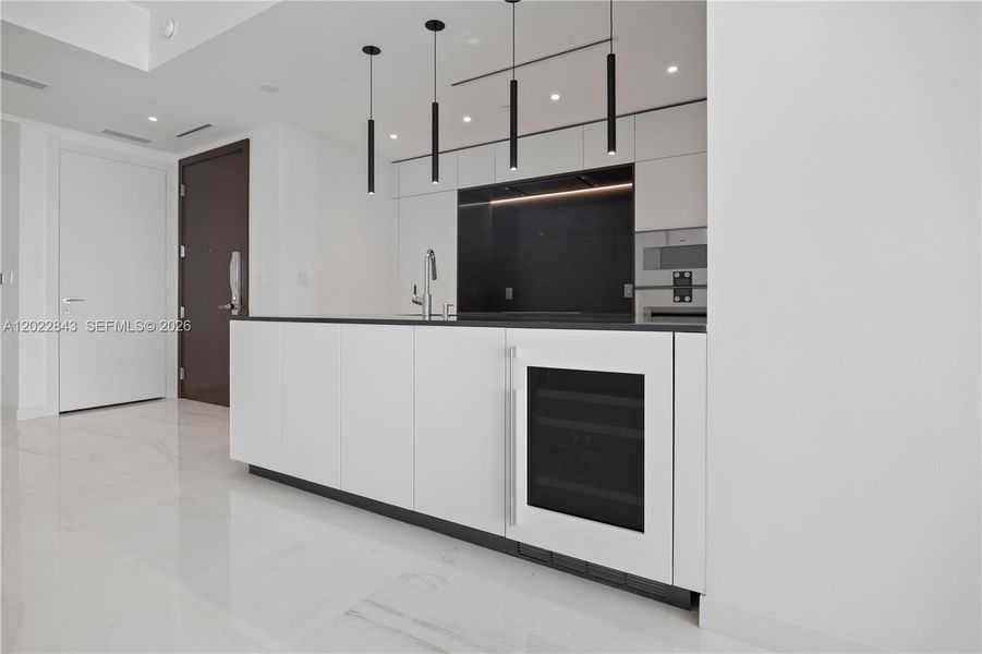 Furnished interior view inside a new home in Aston Martin Residences, Miami (Image 4).