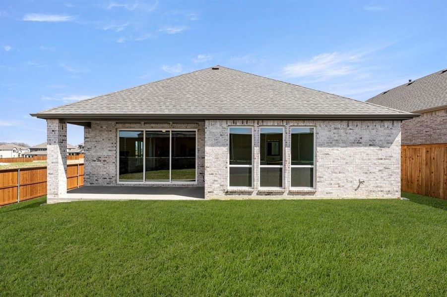 Exterior details and patio area of a home in Inspiration, Lucas (Image 4). Exterior details and patio area of a home in Inspiration, Lucas (Image 4).