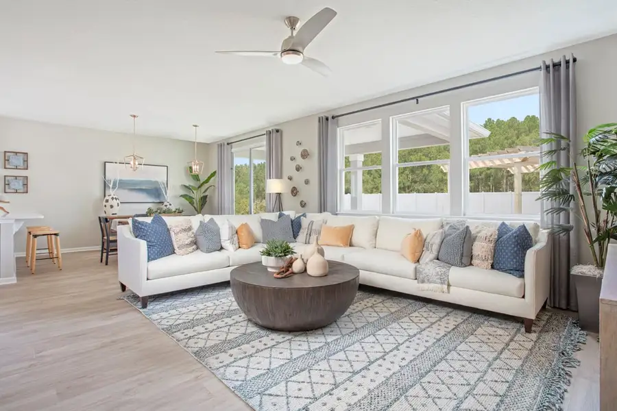 Representative furnished interior of a home built from the 2387 Modeled by KB Home in Maplewood, St. Augustine (Image 5).