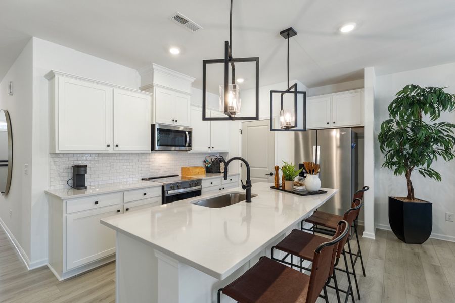 Representative furnished interior of a home built from the Julie II by Great Southern Homes in Peachtree Hills, Lexington (Image 13).