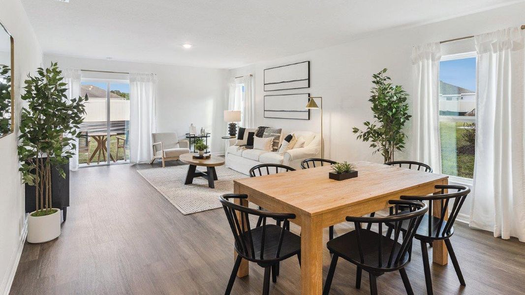 Furnished interior view inside a new home in Leoma's Landing, Lake Wales (Image 9). Furnished interior view inside a new home in Leoma's Landing, Lake Wales (Image 9).