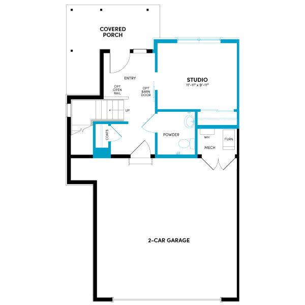 Lower Level: Optional Studio