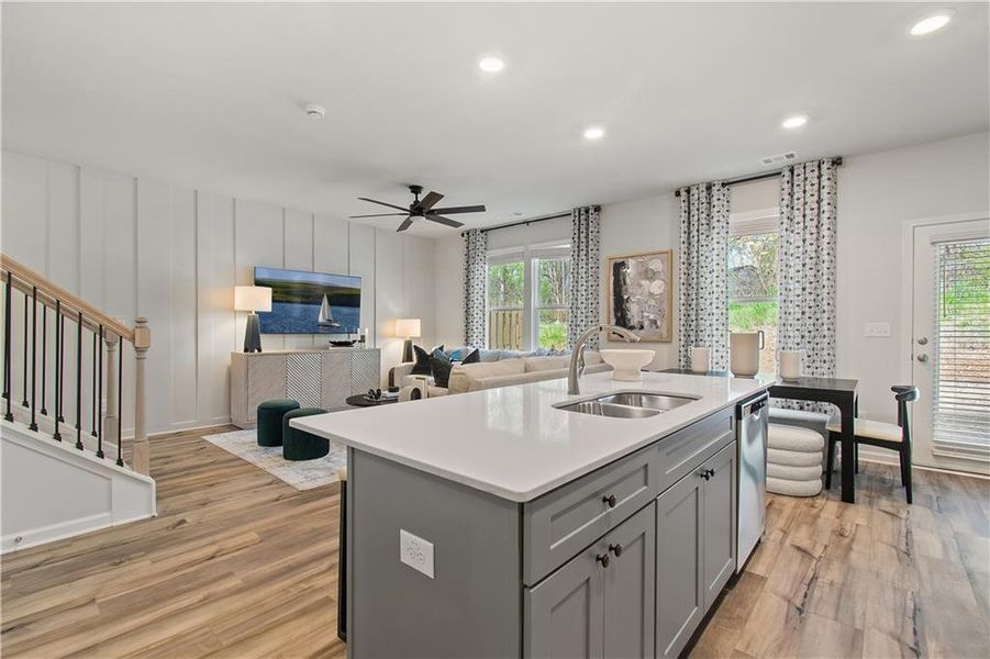Furnished interior view inside a new home in Diamante, Stockbridge (Image 5).