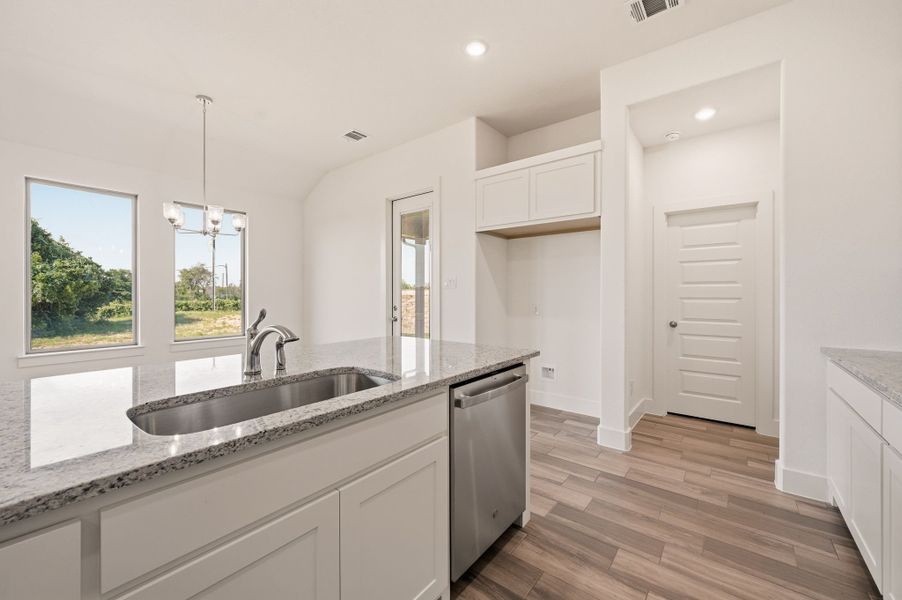 Furnished interior view inside a new home in Saddleback Estates, Boyd (Image 10).