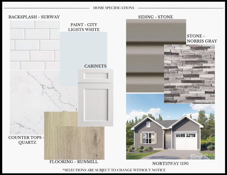 Sample of building materials used in homes in , Charlotte (Image 15).