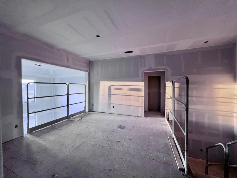 Actual progress of your home.