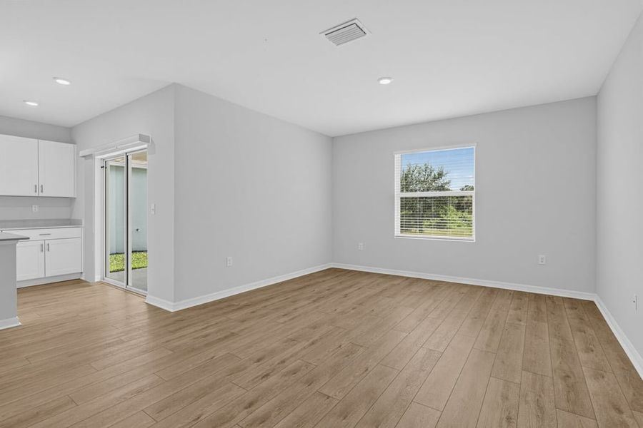 Representative unfurnished interior of a home built from the Goldfinch by Taylor Morrison in Solena, North Fort Myers (Image 8). Representative unfurnished interior of a home built from the Goldfinch by Taylor Morrison in Solena, North Fort Myers (Image 8).