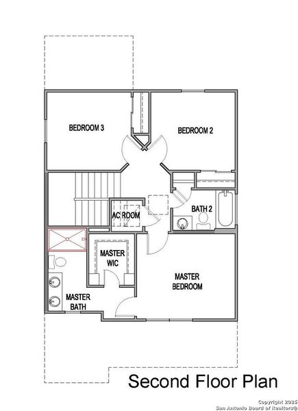 2D floor plan layout of this home in Mayfair, New Braunfels, TX (Image 4). 2D floor plan layout of this home in Mayfair, New Braunfels, TX (Image 4).