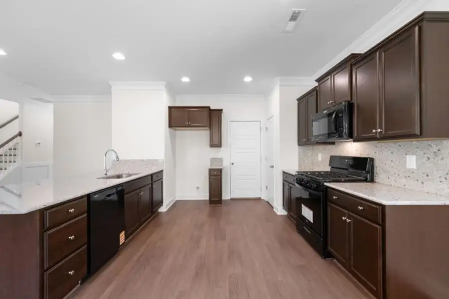 Furnished interior view inside a new home in Miller's Reserve, Winston-Salem (Image 4).