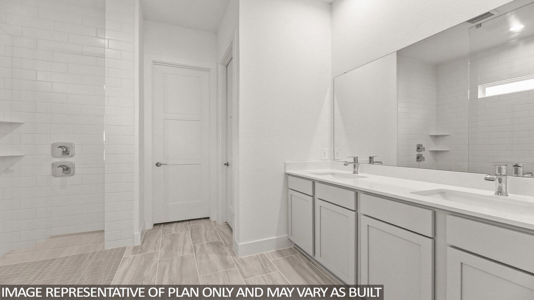 Representative furnished interior of a home built from the Tourmaline by D.R. Horton in Mill Creek Estates, Magnolia (Image 11).
