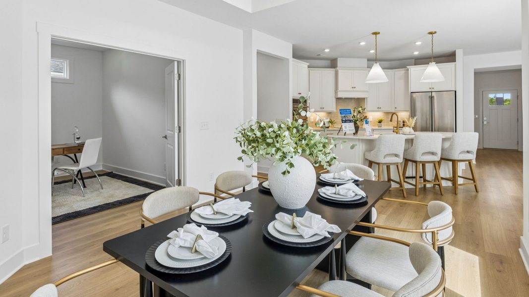 Furnished interior view inside a new home in The Courtyards at Stewarts Creek, Smyrna (Image 16).