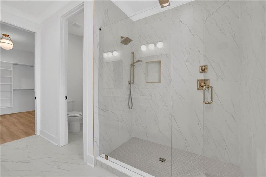 Furnished interior view inside a new home in Skyview On Broad, Sugar Hill (Image 34).