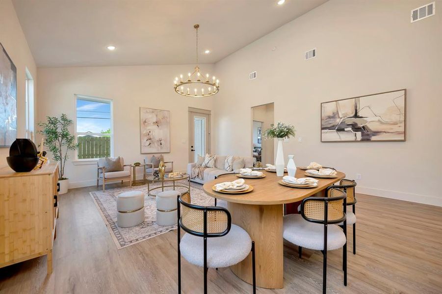 Furnished interior view inside a new home in , Fort Worth (Image 12).